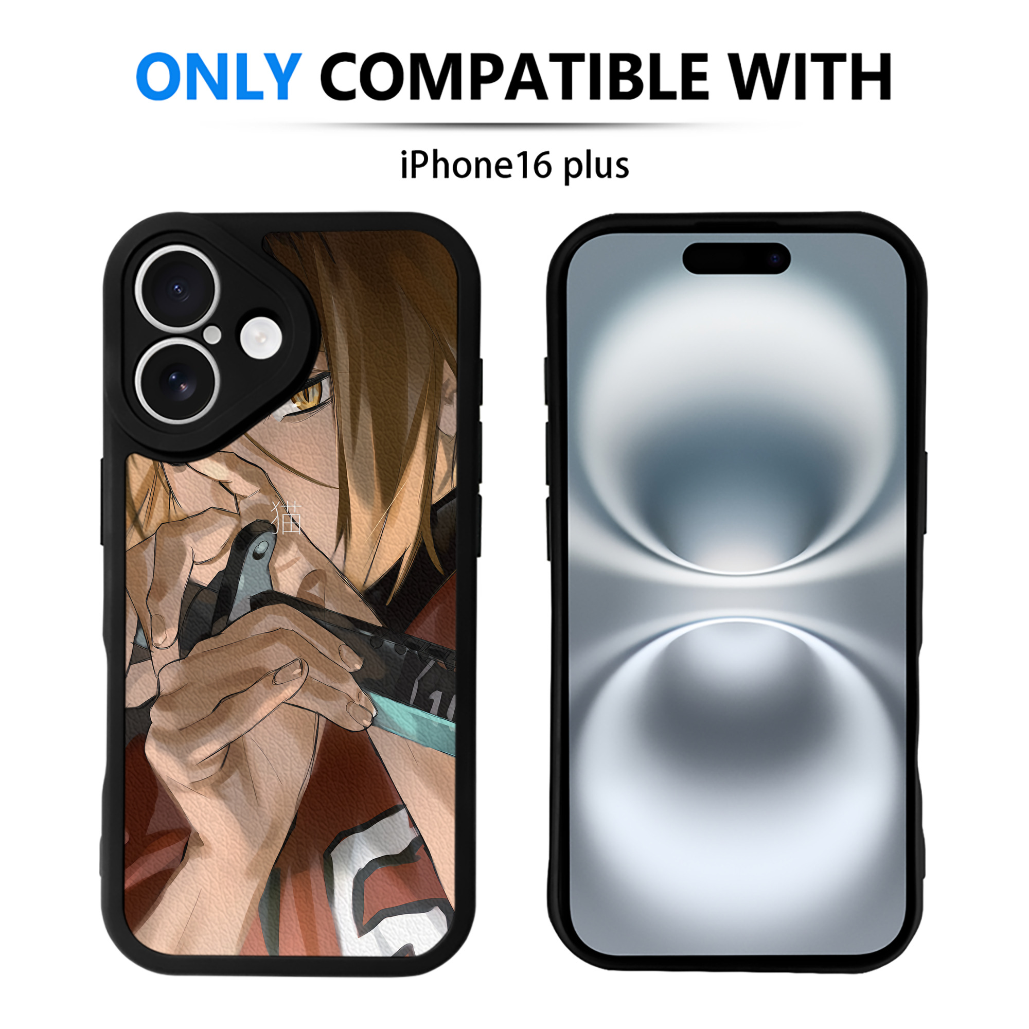 （画像用） ハイキュー!! Haikyu!! 【iPhone 16シリーズ対応】シリコンスマホケース（レザー調） 材質：シリコン
